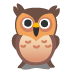 Owl Emoji emoji on Google