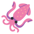 Squid emoji on Google