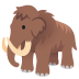Mammoth emoji on Google