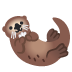 Otter Emoji emoji on Google