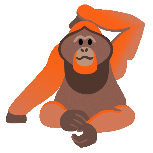 orangutan animated