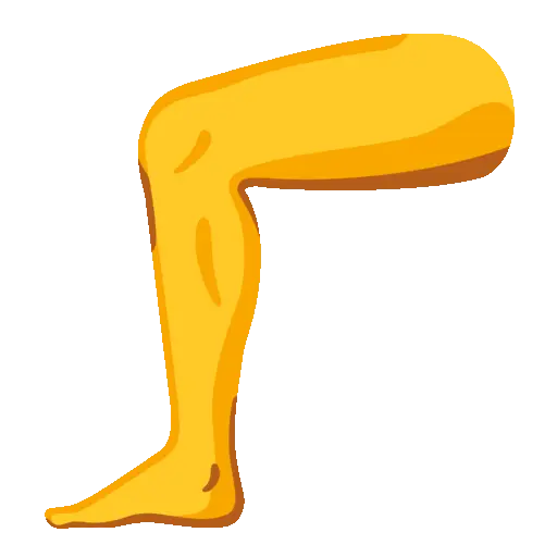 Leg emoji