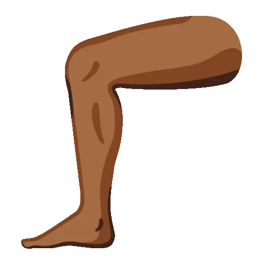 Leg animated emoji