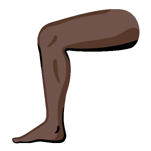 Leg animated emoji
