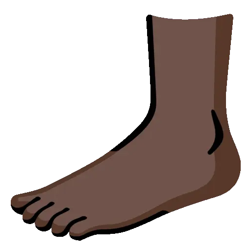 Foot animated emoji