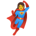 woman superhero emoji on Google