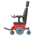 Motorized Wheelchair emoji on Google