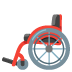 Manual Wheelchair emoji on Google