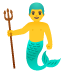 merman emoji on Google