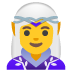 woman elf emoji on Google