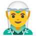 man elf emoji on Google