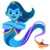 woman genie emoji on Google