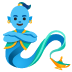 man genie emoji on Google