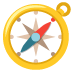 Compass emoji on Google