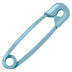 Safety Pin emoji on Google