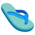 Thong Sandal emoji on Google