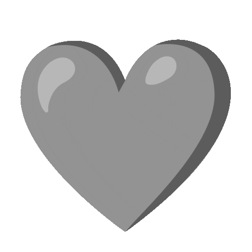 grey heart animated
