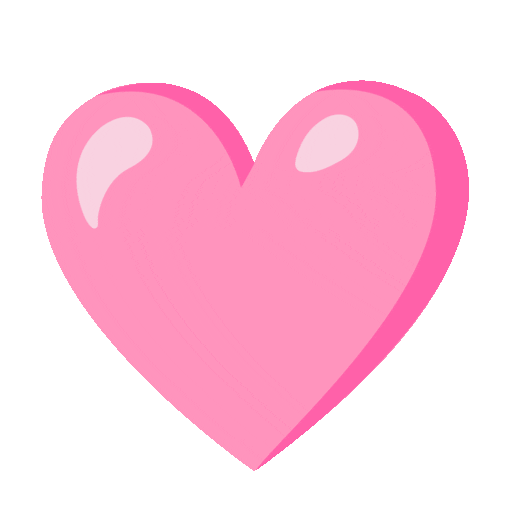pink heart animated