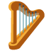 Harp emoji on Google