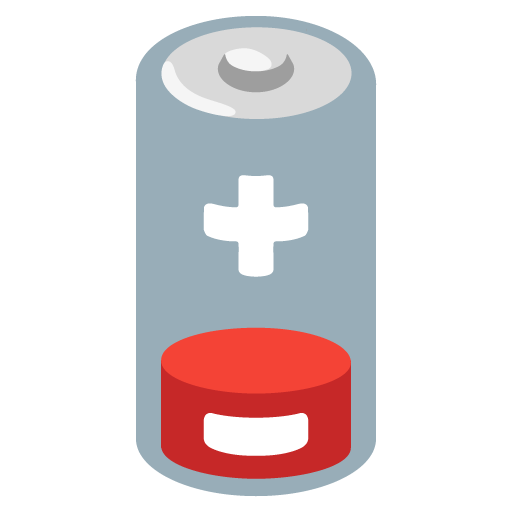 Battery Low emoji