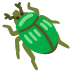 Beetle emoji on Google