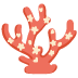 Coral emoji on Google