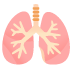 Lungs emoji on Google