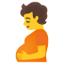 Pregnant Person emoji on Google