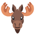Moose emoji on Google