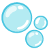 Bubbles emoji on Google