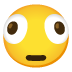Distorted Face emoji on Google