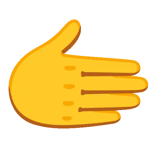 Rightwards Hand emoji