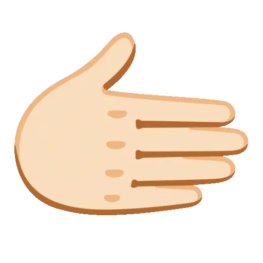 Rightwards Hand animated emoji