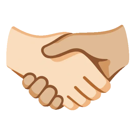 Handshake animated emoji
