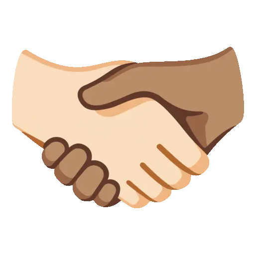 Handshake animated emoji
