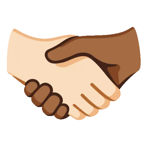 Handshake animated emoji