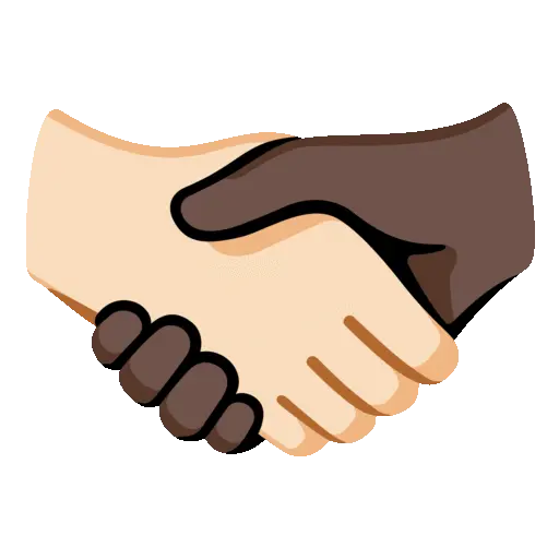 Handshake animated emoji