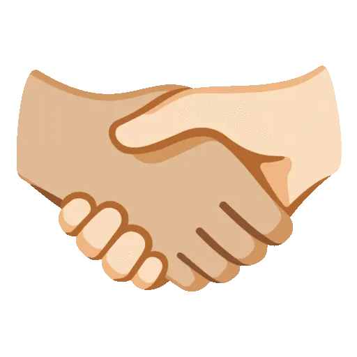 Handshake animated emoji