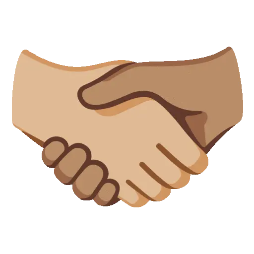 Handshake animated emoji