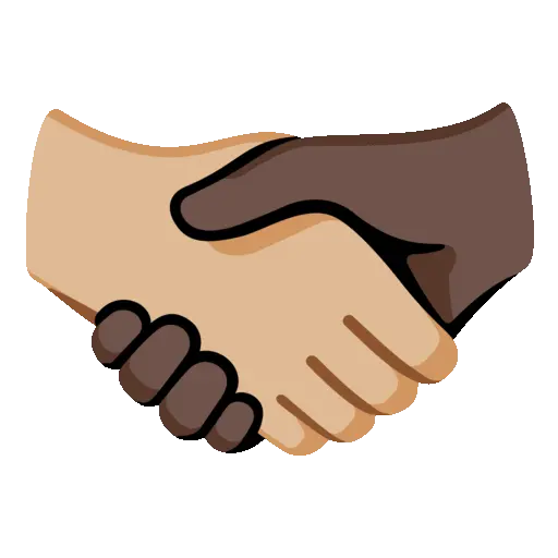 Handshake animated emoji