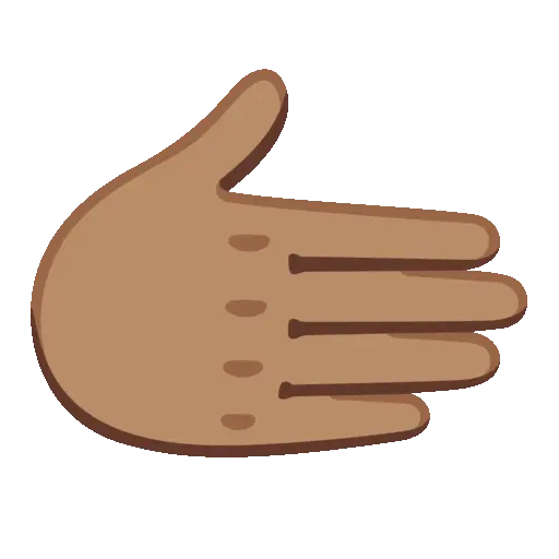 Rightwards Hand animated emoji