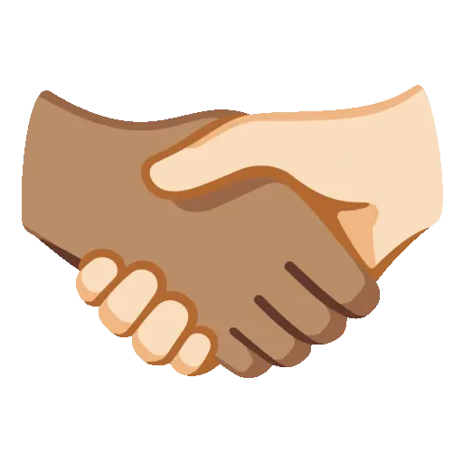 Handshake animated emoji