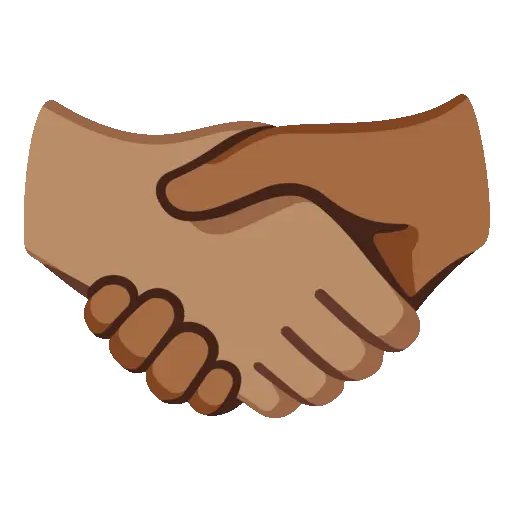 Handshake animated emoji