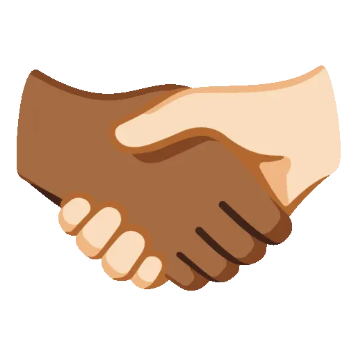 Handshake animated emoji