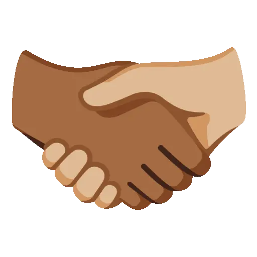 Handshake animated emoji