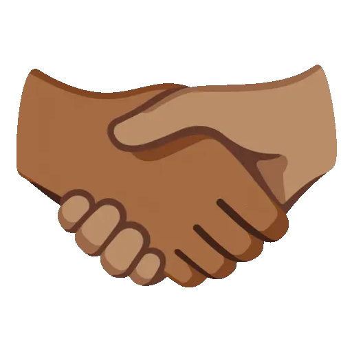 Handshake animated emoji