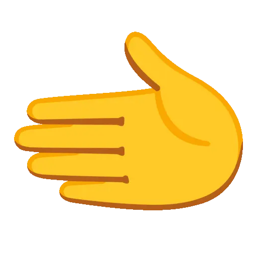 Leftwards Hand emoji