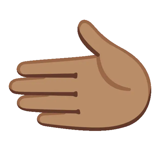 Leftwards Hand animated emoji