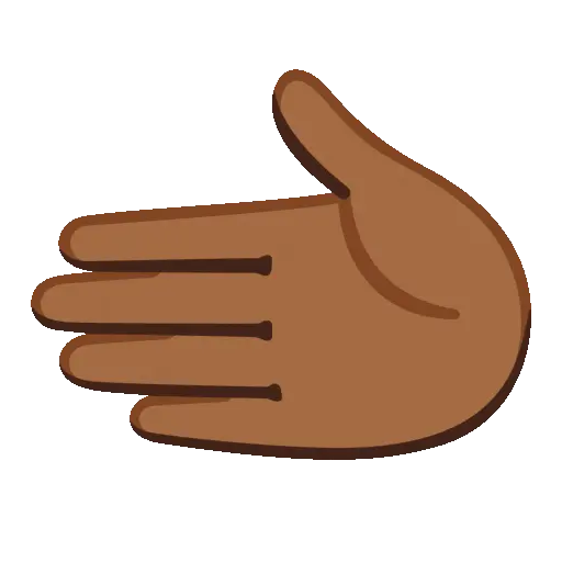 Leftwards Hand animated emoji
