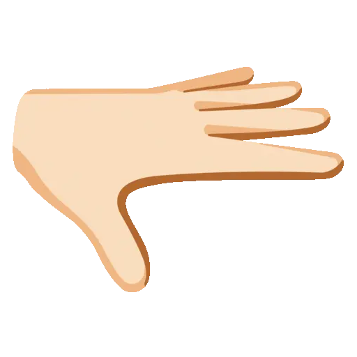 Palm Down animated emoji